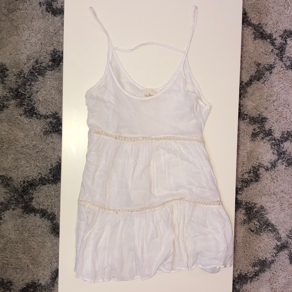 White beach dress